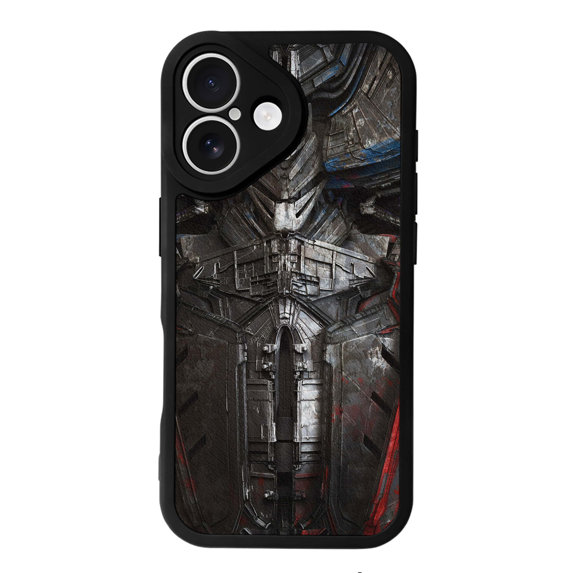 （画像用） Transformers トランスフォーマー 【iPhone 16シリーズ対応】シリコンスマホケース（レザー調） 材質：シリコン